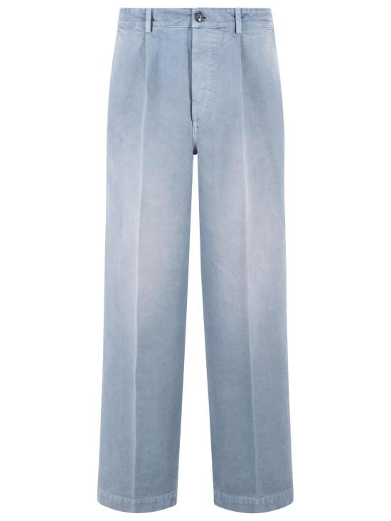 26SS 마르니 스트레이트 팬츠 PUMU0327G0 USCY6300B31 Light Blue