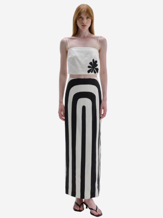  칼라 데 라 크루즈 롱 스커트 브루나 스커트 - CALA DE LA CRUZ