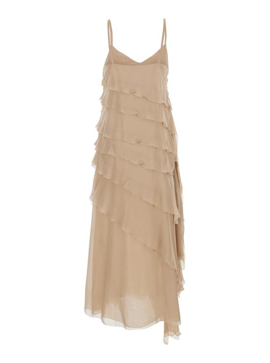 26SS 안토넬리 피렌체 롱 원피스 Q6925261105 Beige - ANTONELLI FIRENZE