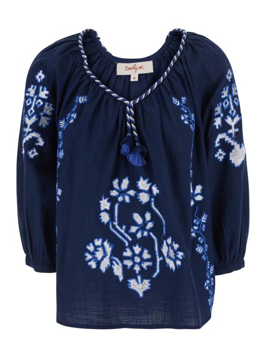 26SS DERHY 블라우스 P625028300 Blu