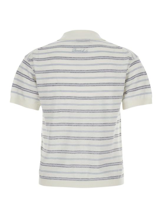 26SS 던스트 폴로 티셔츠 UDSW6B127IVWHITESOFTBLUE Blu - DUNST