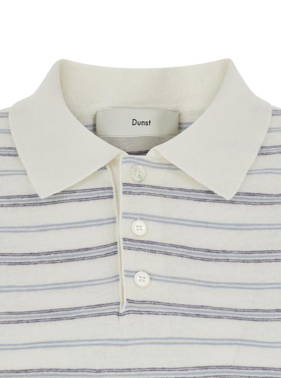 26SS 던스트 폴로 티셔츠 UDSW6B127IVWHITESOFTBLUE Blu - DUNST