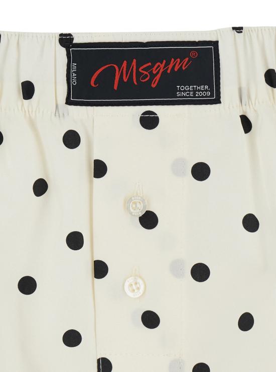 26SS 엠에스지엠 숏팬츠 4042MDI0126735302 White - MSGM