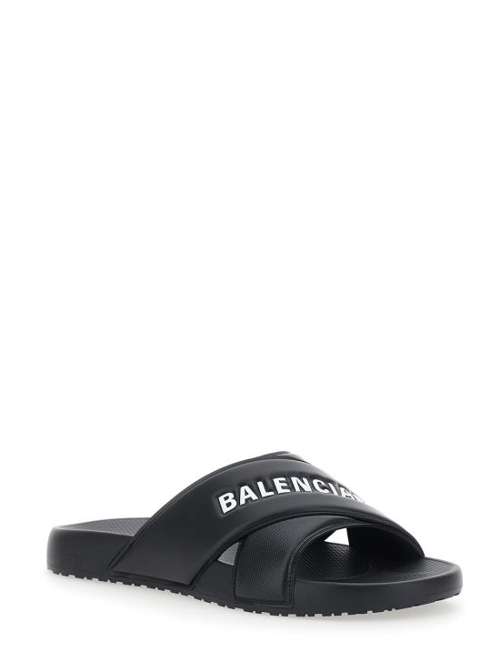 26SS 발렌시아가 뮬/슬리퍼 866163W0FPD1090 Black - BALENCIAGA
