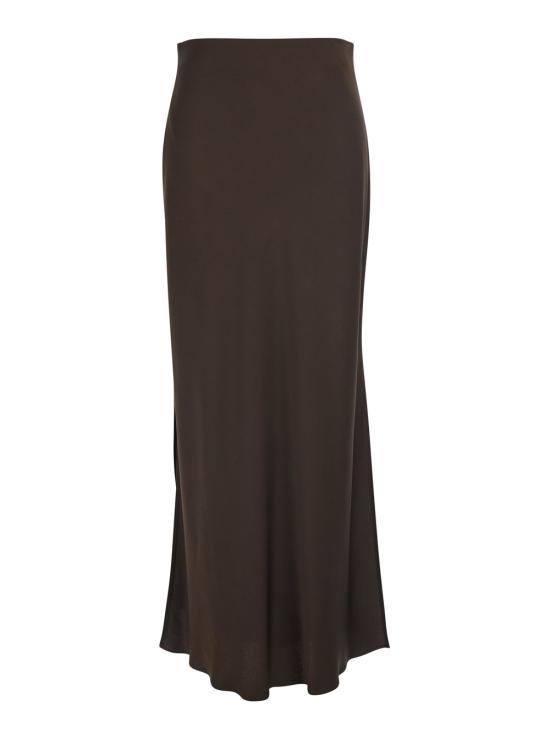 26SS 브루넬로 쿠치넬리 바이어스 컷 맥시 스커트 M0H38G3396C2925 Brown