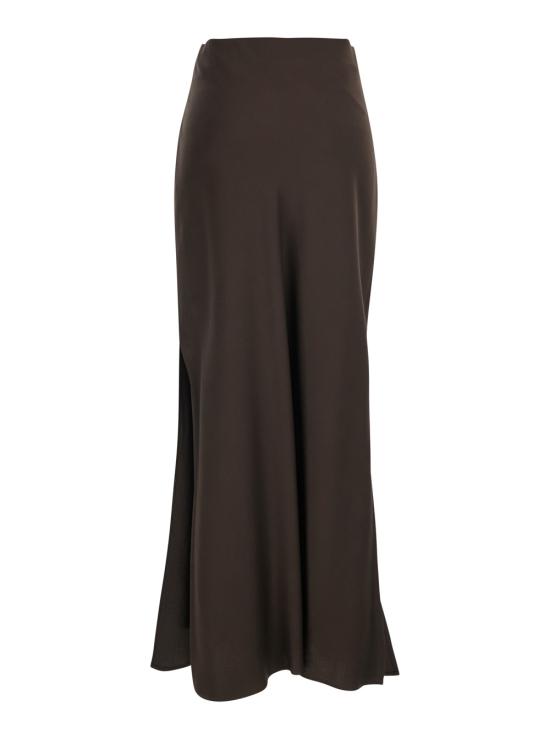 26SS 브루넬로 쿠치넬리 바이어스 컷 맥시 스커트 M0H38G3396C2925 Brown - BRUNELLO CUCINELLI