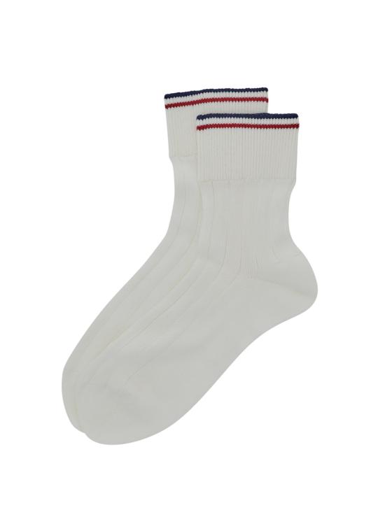 26SS 브루넬로 쿠치넬리 양말 MCSCO9049CZ930 White - BRUNELLO CUCINELLI