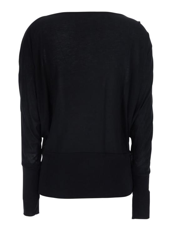 26SS 토템 긴팔 티셔츠 262WRT0667FB0635001 Black - TOTEME