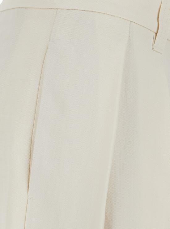 26SS 브루넬로 쿠치넬리 스트레이트 팬츠 MH126P8512C579 White - BRUNELLO CUCINELLI