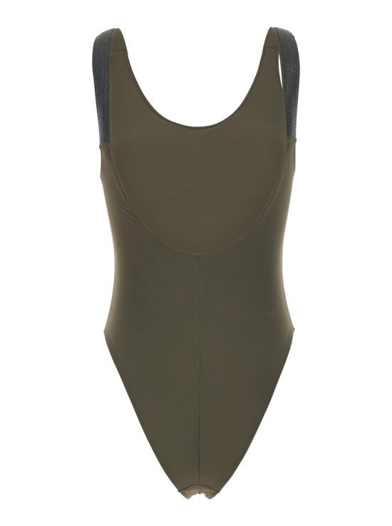 26SS 브루넬로 쿠치넬리 프레셔스 디테일 테크노 저지 베딩 수트 ML902VS699C375 Green - BRUNELLO CUCINELLI