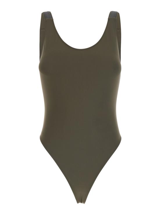 26SS 브루넬로 쿠치넬리 프레셔스 디테일 테크노 저지 베딩 수트 ML902VS699C375 Green