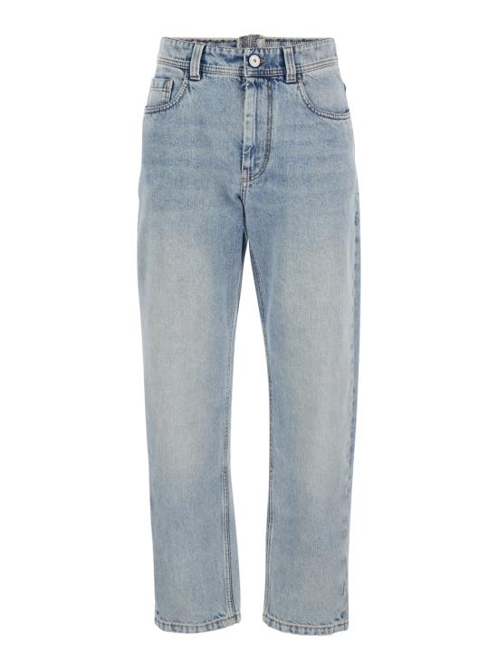26SS 브루넬로 쿠치넬리 데님 팬츠 MA095P5319C9387 Light blue