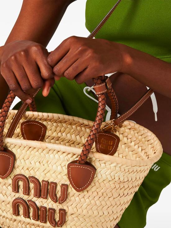 26SS 미우미우 토트백 5BG273VOOO 2DDH F0A5T NATURALE COGNAC - MIU MIU