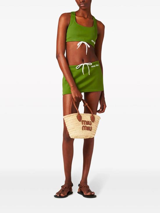 26SS 미우미우 토트백 5BG273VOOO 2DDH F0A5T NATURALE COGNAC - MIU MIU