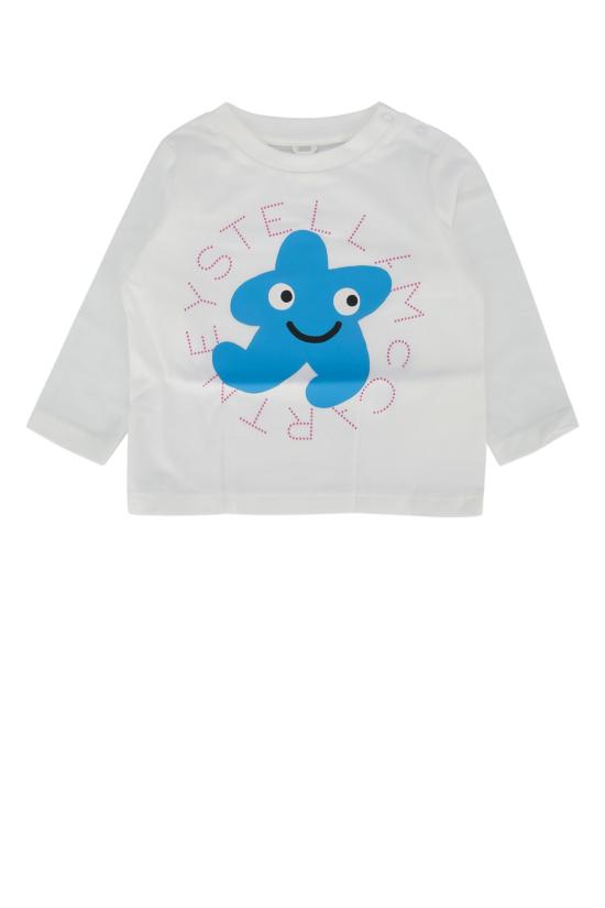 25FW [키즈] 스텔라 맥카트니 티셔츠 TX8100Z0434 101 IVORY