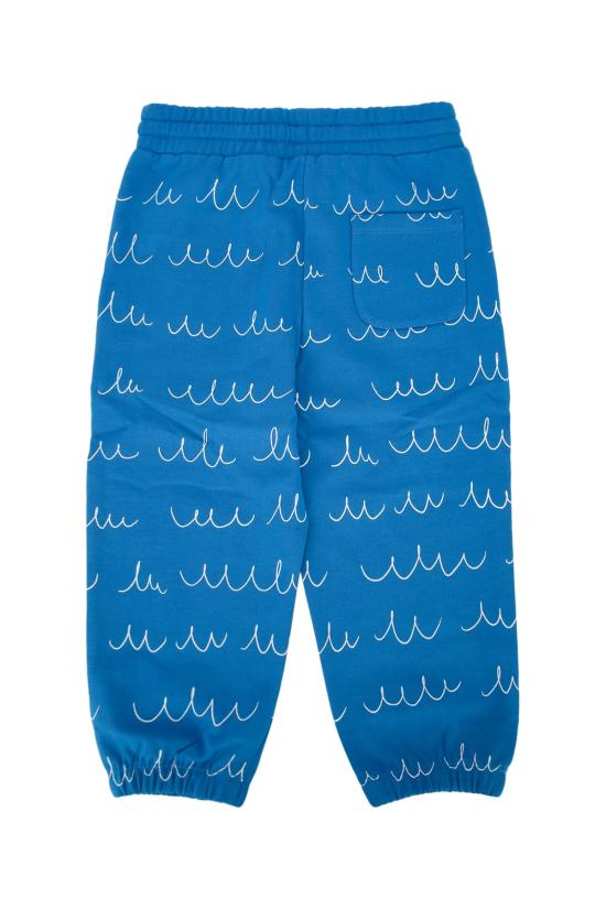 25FW [키즈] 스텔라 맥카트니 트레이닝/조거 팬츠 TX6Q30Z3154 60QBC AZZURROBIANCO - STELLA MCCARTNEY