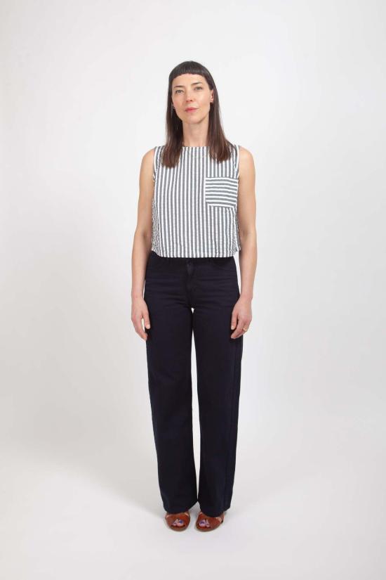  그래블 앤 골드 데님 팬츠 치코 진 라군 - GRAVEL & GOLD