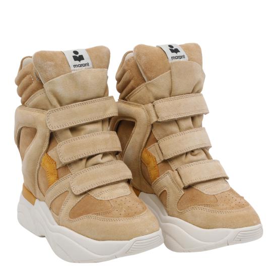 26SS 이자벨마랑 스니커즈 BK0009FA D2E07SMUBE Beige - ISABEL MARANT