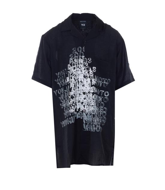 26SS 와이쓰리 반팔 티셔츠 KR0169 BLACK Black