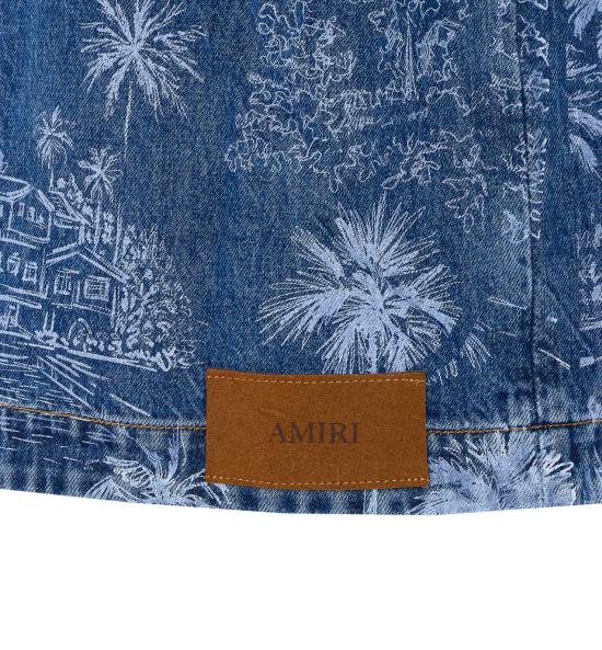 26SS 아미리 반팔 셔츠 TOSH1121 HARBOR INDIGO Blue - AMIRI