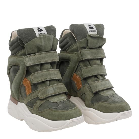 26SS 이자벨마랑 스니커즈 BK0009FA D2E07SMUKK Green - ISABEL MARANT