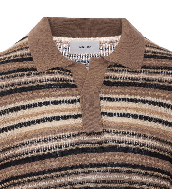 26SS 엔엔07 폴로 티셔츠 2610000585 MABLE HUSK Brown - NN07