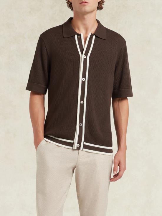 26SS CHE' 반팔 셔츠 25608 38 BROWN - OTHER BRANDS