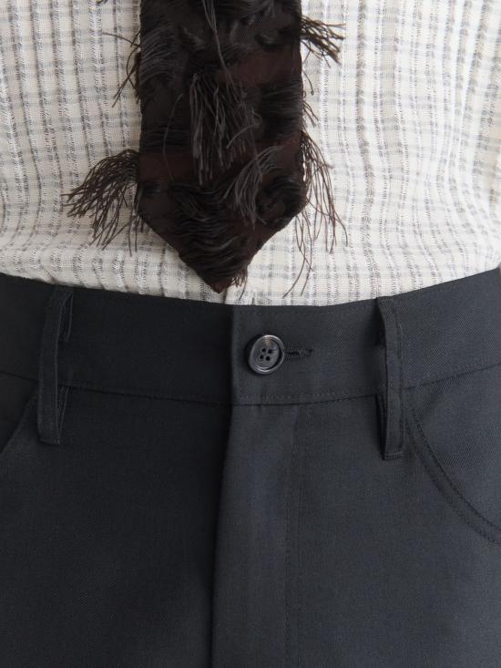 26SS 세퍼 스트레이트 팬츠 GINO FINEBLACKWOOL - SEFR