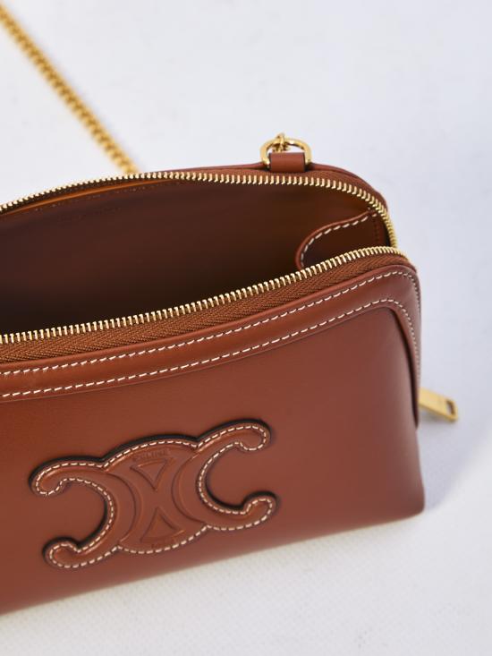 26FW 셀린느 크로스백 10E383DR8 BROWN - CELINE
