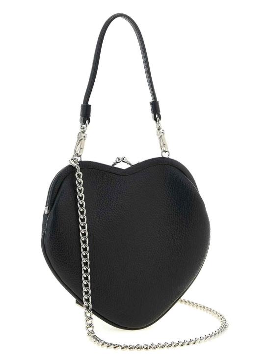 26SS 비비안웨스트우드 벨 하트 프레임 퍼스 4B01000CWS000DN403 Black - VIVIENNE WESTWOOD