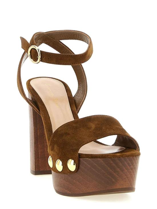 26SS 지안비토로시 힐/펌프스 G3275370LEGCAMTEXA Brown - GIANVITO ROSSI