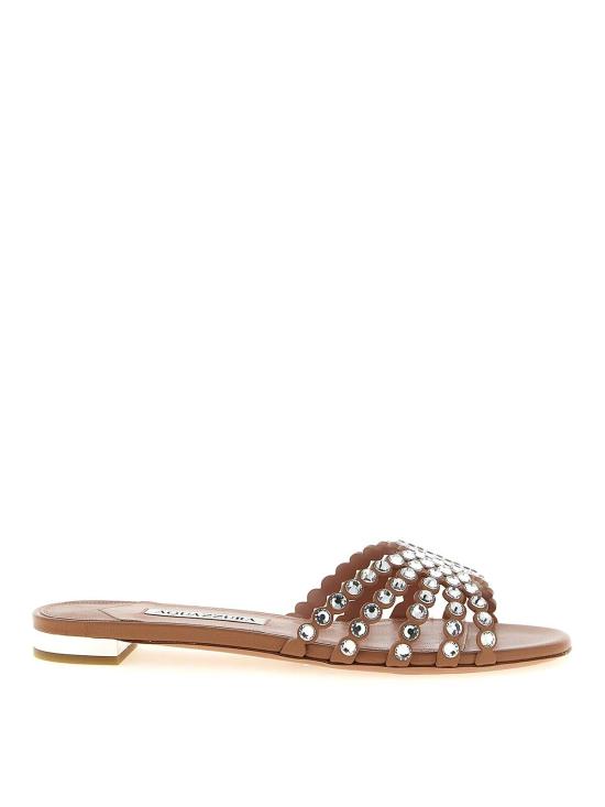 26SS 아쿠아주라 뮬/슬리퍼 TQLFLAS3NAPPOWDERPINK Nude Neutrals