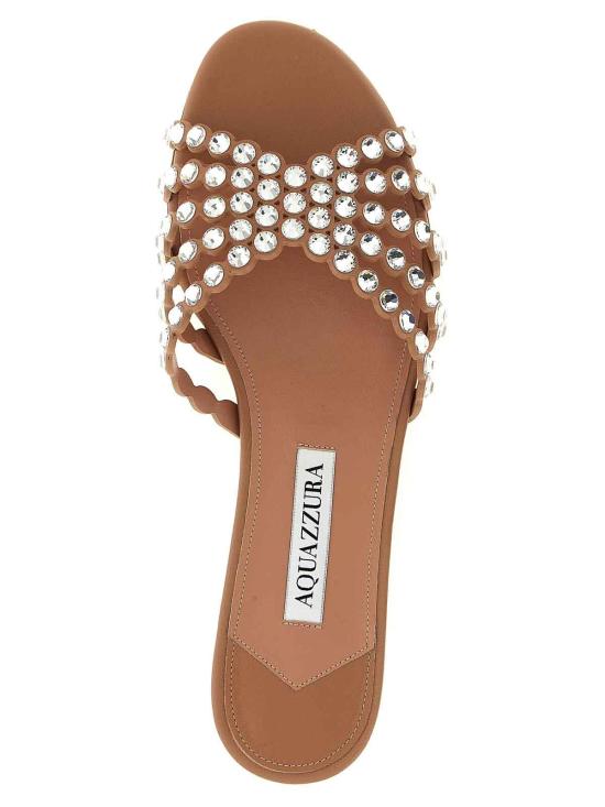 26SS 아쿠아주라 뮬/슬리퍼 TQLFLAS3NAPPOWDERPINK Nude Neutrals - AQUAZZURA