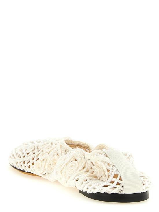 26SS 오디시 플랫 슈즈 OD46039A23037150 White - ODISSI
