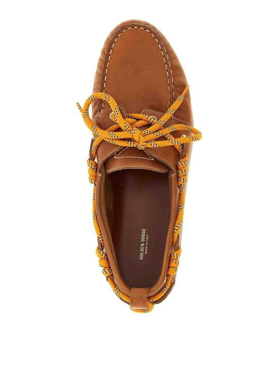 26SS 골든구스 레더 크루즈 로퍼 GMF00883F00831755150 Brown - GOLDEN GOOSE