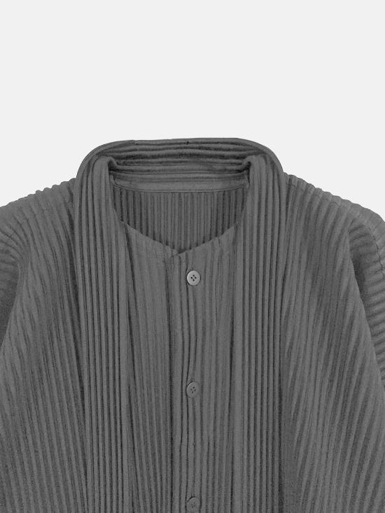 26SS 옴므 플리세 이세이 미야케 긴팔 셔츠 HP66JJ02215 BLACK DOM - HOMME PLISSE' ISSEY MIYAKE