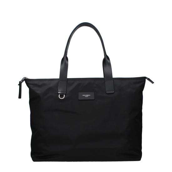 26SS 돌체앤가바나 나일론 스무스 카프스킨 쇼핑백 BM2375AN4218B956