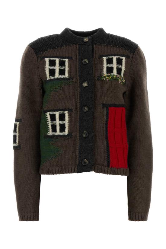 26SS JW앤더슨 가디건 KW1528YN0461 621 Brown