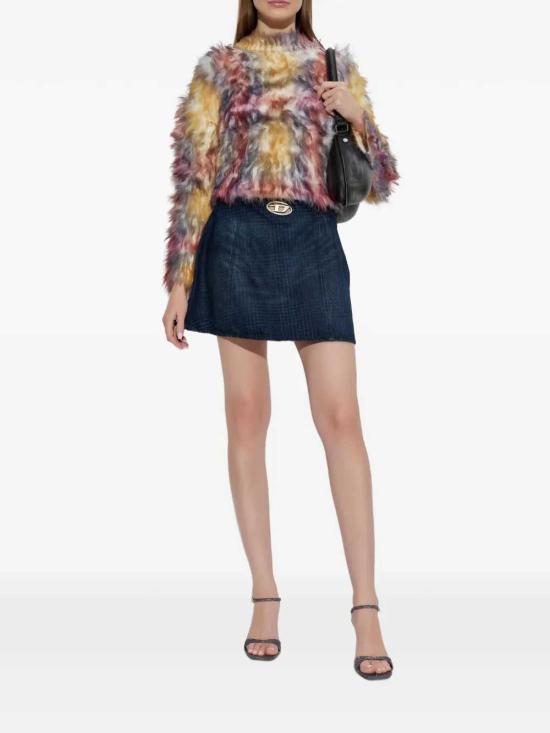 26SS 디젤 프린스 오브 웨일 데님 미니 스커트 A21691007CV 01 - DIESEL