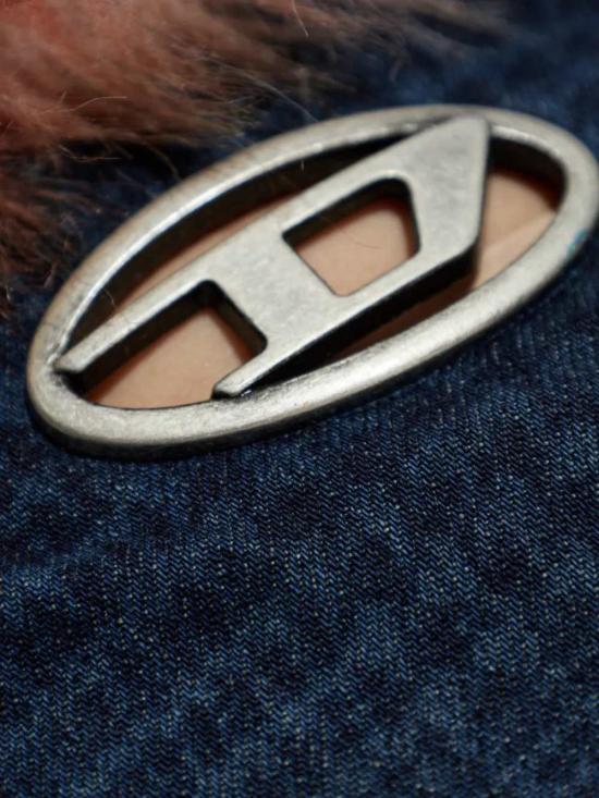 26SS 디젤 프린스 오브 웨일 데님 미니 스커트 A21691007CV 01 - DIESEL