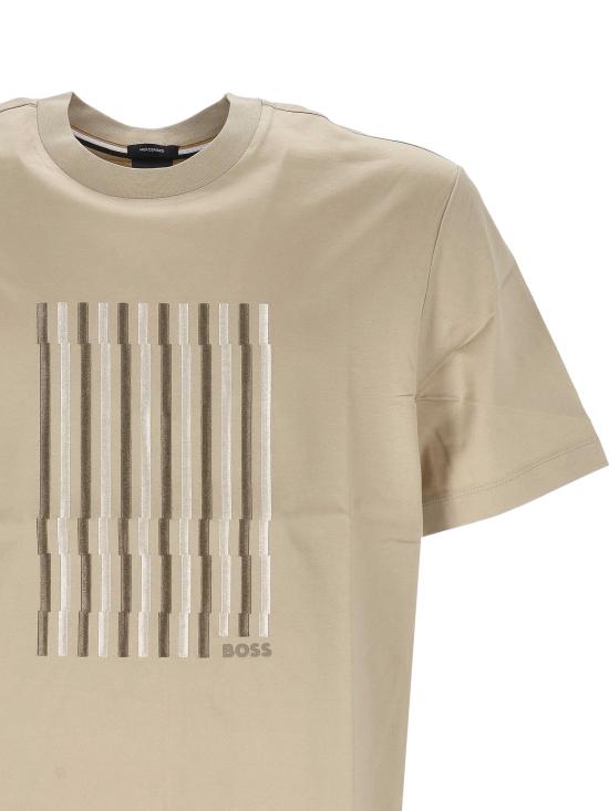 26SS 보스 반팔 티셔츠 50560466 286 Beige - BOSS