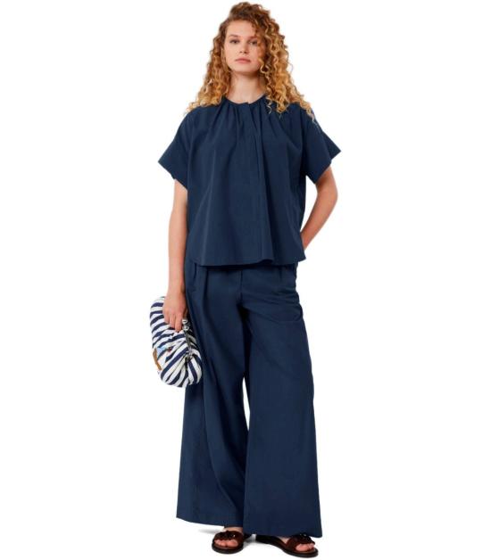 26SS 위켄드막스마라 스트레이트 팬츠 2615131142600 008 38 Blue - WEEKEND MAX MARA