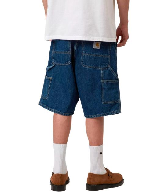 26SS 칼하트 WIP 스미스 데님 싱글 니 쇼츠 I032026 0106 29 Blue - CARHARTT WIP