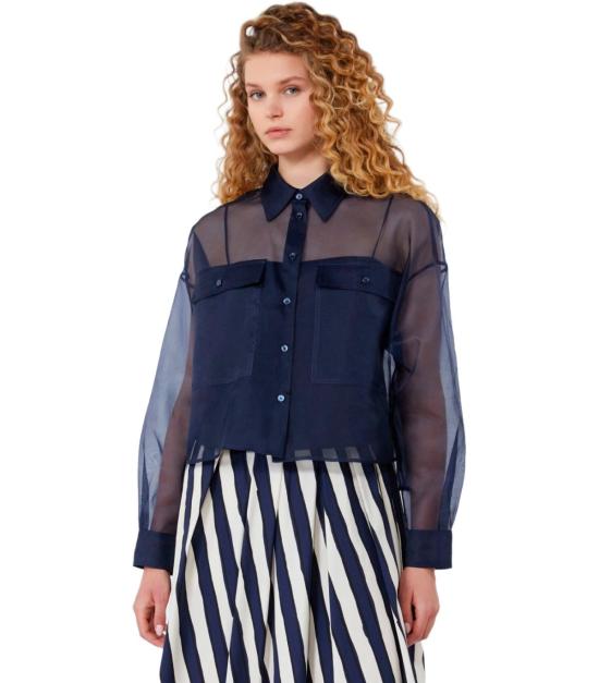 26SS 위켄드막스마라 셔츠 2615261012600 004 38 Blue - WEEKEND MAX MARA