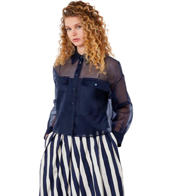 26SS 위켄드막스마라 셔츠 2615261012600 004 38 Blue - WEEKEND MAX MARA