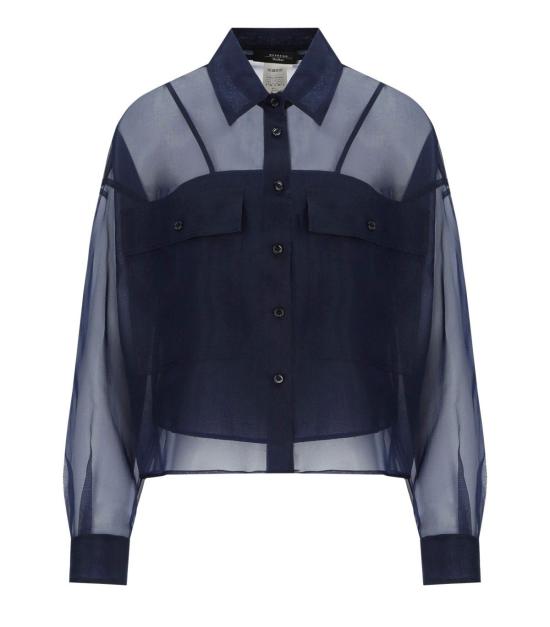 26SS 위켄드막스마라 셔츠 2615261012600 004 38 Blue