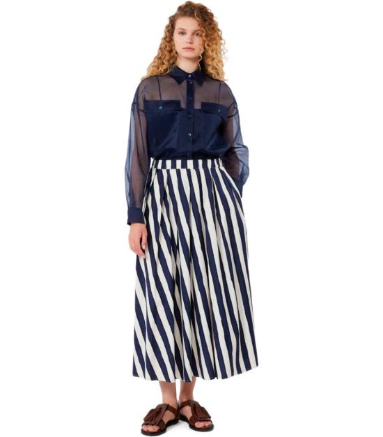 26SS 위켄드막스마라 셔츠 2615261012600 004 38 Blue - WEEKEND MAX MARA