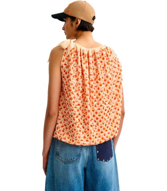 26SS 에센셜앤트워프 블라우스 JOCELYN J1OW 34 Orange - ESSENTIEL ANTWERP