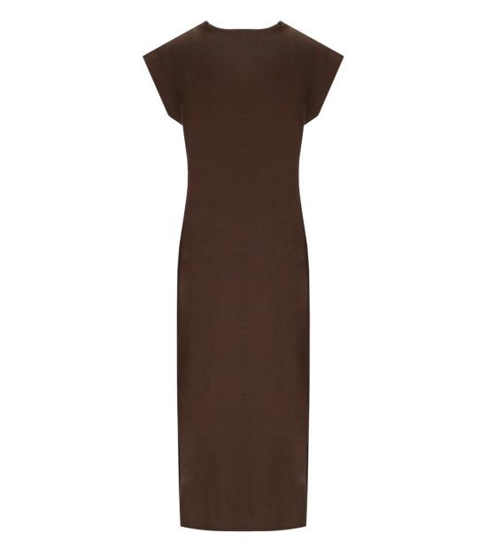 26SS 위켄드막스마라 롱 원피스 2615621052600 002 XS Brown - WEEKEND MAX MARA