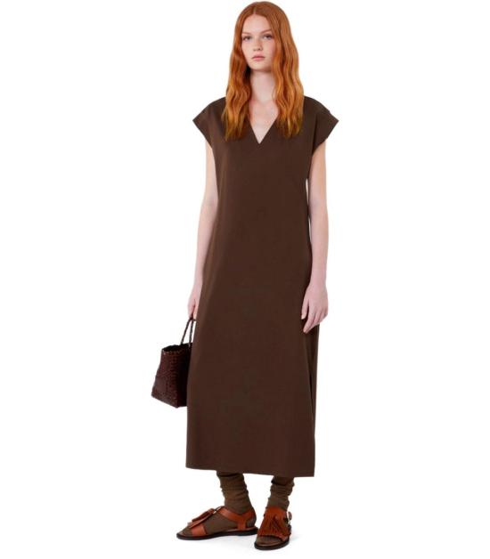 26SS 위켄드막스마라 롱 원피스 2615621052600 002 XS Brown - WEEKEND MAX MARA